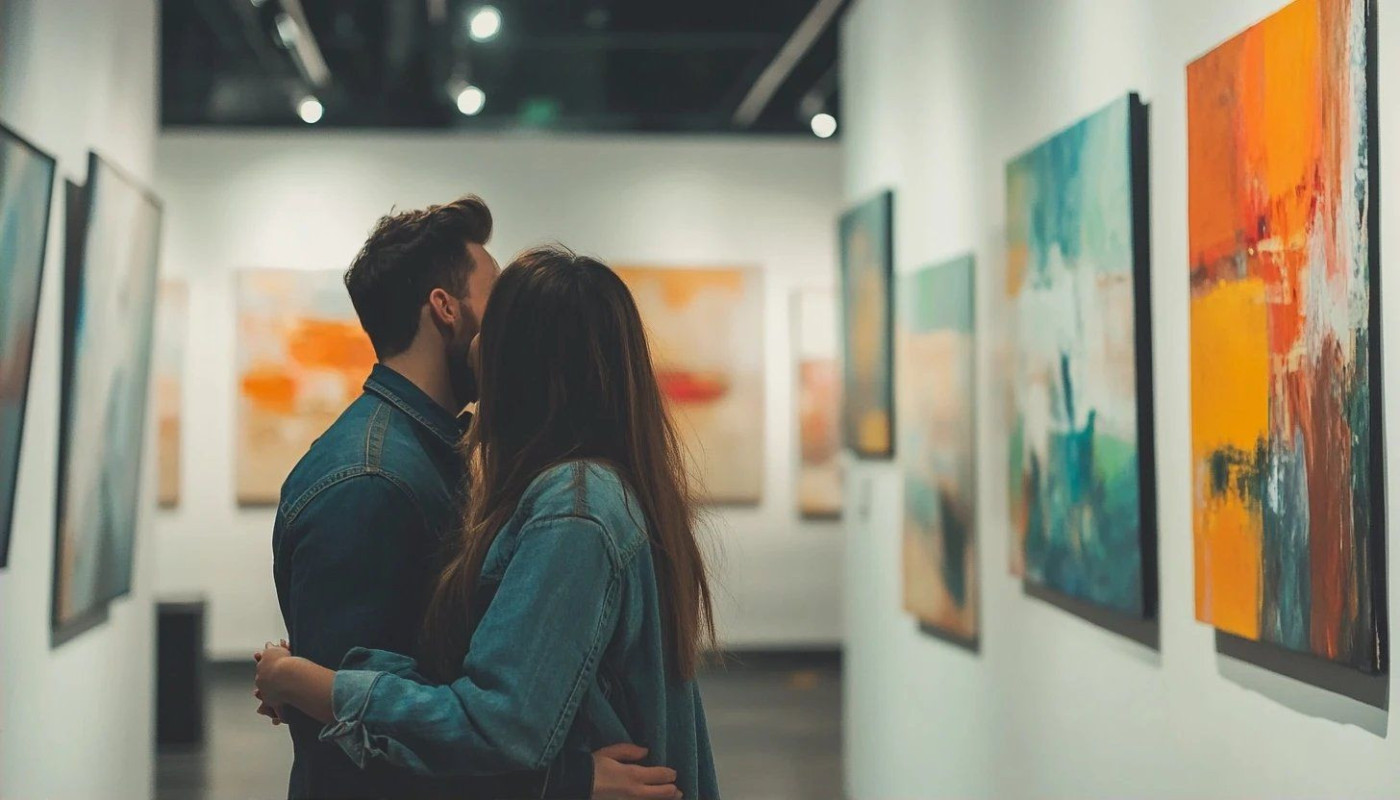 Les relations romantiques dans l'art moderne